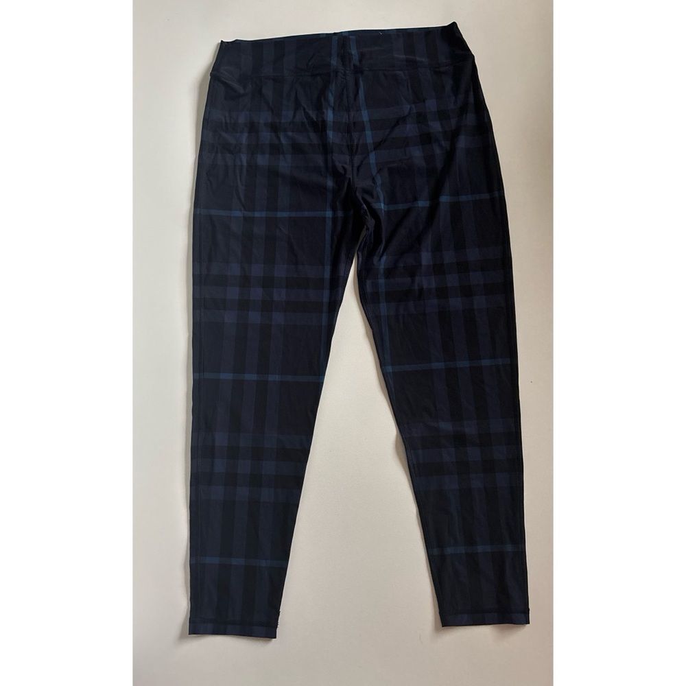 Burberry Madden Check Print Leggings in Blue Size XXL ~ NEW NO TAGS - Picture 5 of 13
